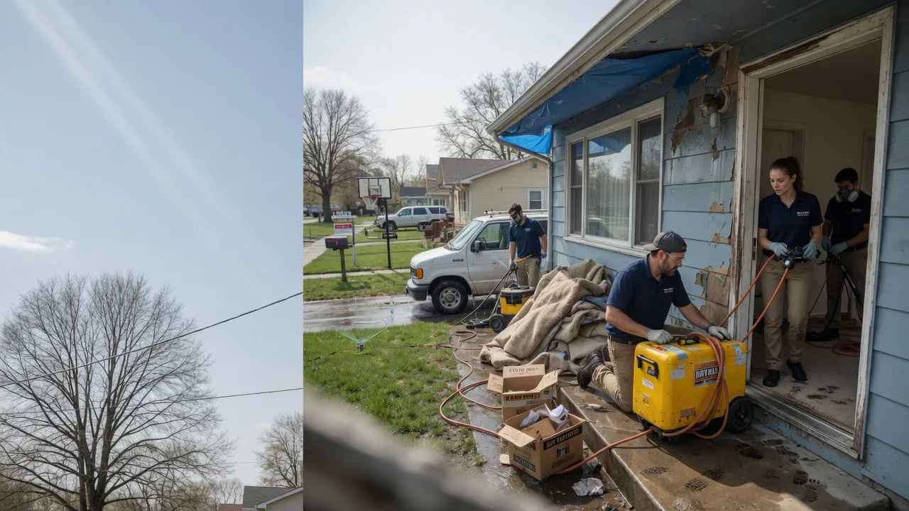 Basement Flood Cleanup in Kirwin, KS near me